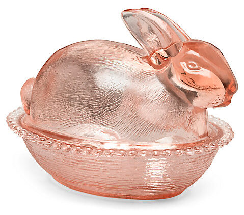 Cillian Rabbit Dish, Pink