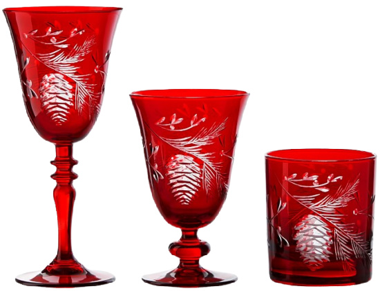 red-pinecone-cut-glassware-collection