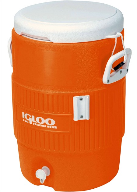 Igloo 5-Gallon Heavy-Duty Beverage Cooler, Orange