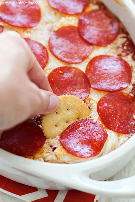 Best Ever Cheesy Pizza Dip