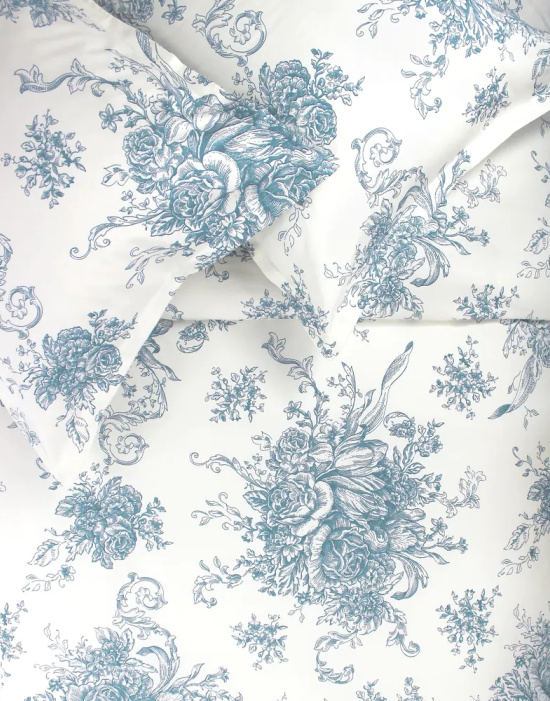 Printed-Design-Cotton-Collection-400-Thread-Count-Light-Blue-Toile-Duvet-Set