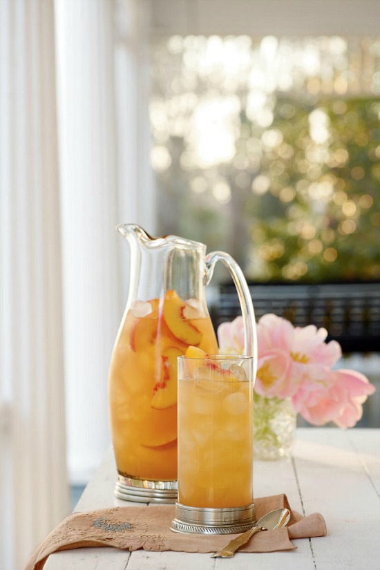 Governor's Mansion Summer Peach Tea Punch