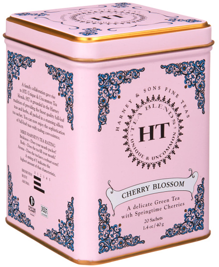 Harney & Sons, Cherry Blossom, Green Tea with Cherry Flavor