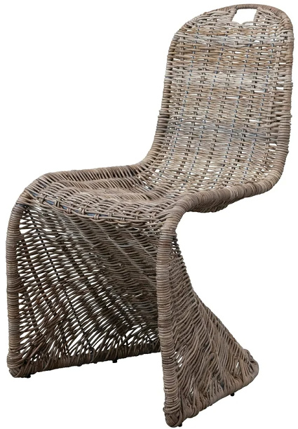 Hand-Woven-Rattan-and-Metal-Chair