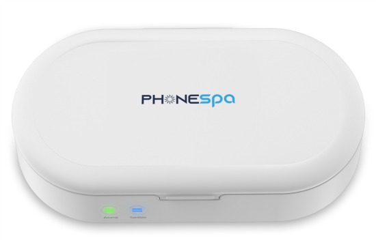 PhoneSpa Phone & Accessory UV-C Sanitizer and Aroma Diffuser