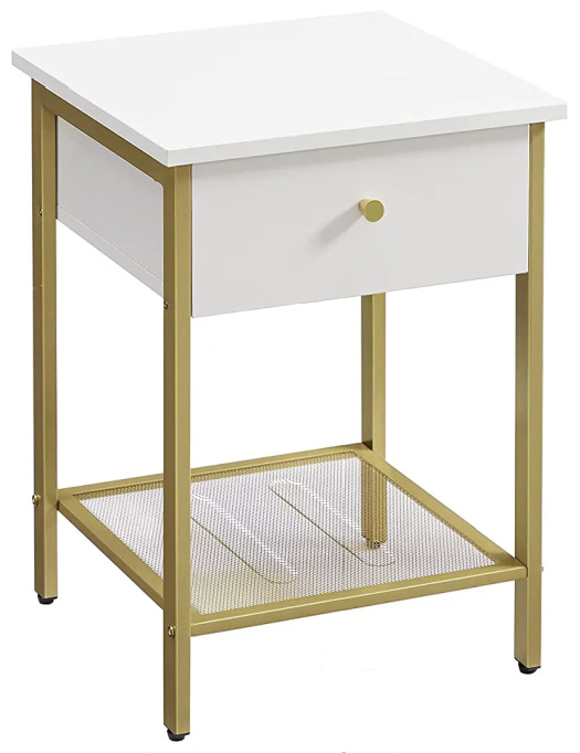 Vasagle Nightstand, Bedside Table, End Table with Drawer