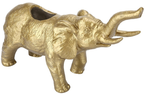 gold-elephant-planter