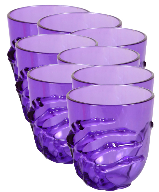 Skeletal Hand Plastic Cups