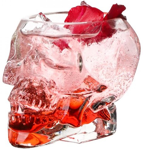 Whiskey Wine Skull Cup 