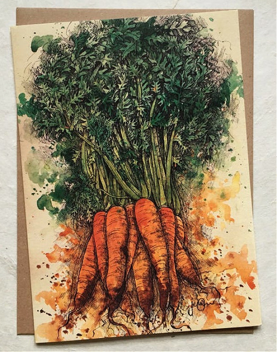 Vegetable Greetings Card Pack