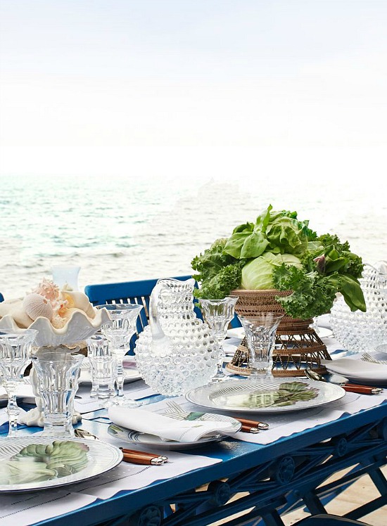 by the sea table setting ideas
