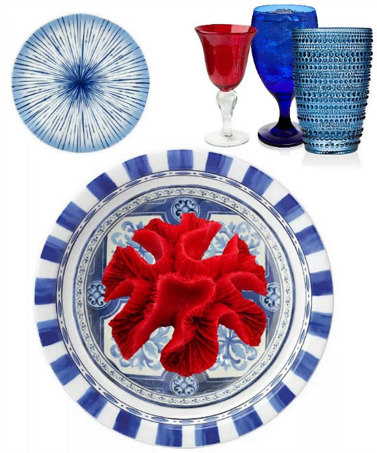 red-white-blue-place-setting