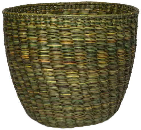 Large Round Woven Junco Basket Light Green - Threshold™