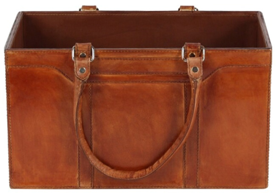Brown-Wood-and-Leather-Organizer
