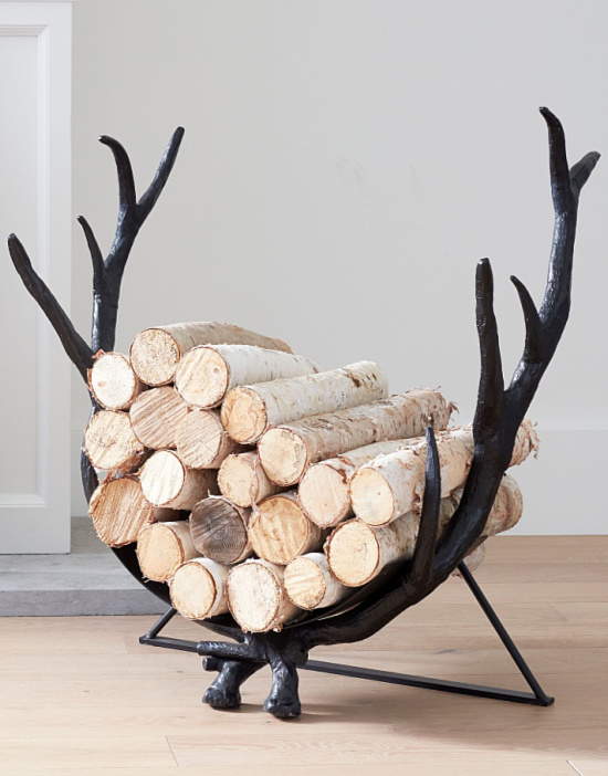 Bronze Antler Fireplace Collection