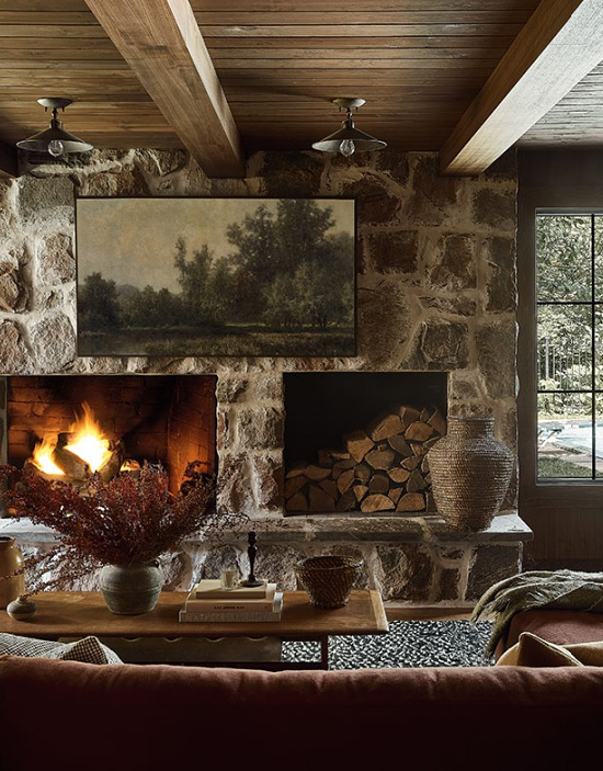 cabin-fireplace