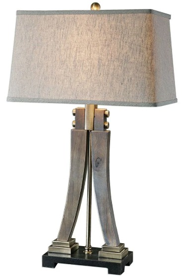 Uttermost Yerevan Wood Leg Lamp