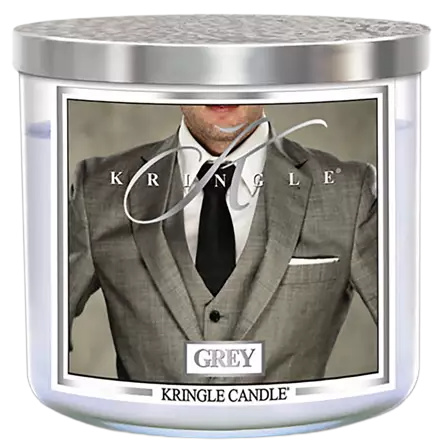 Grey 3-Wick Soy Candle