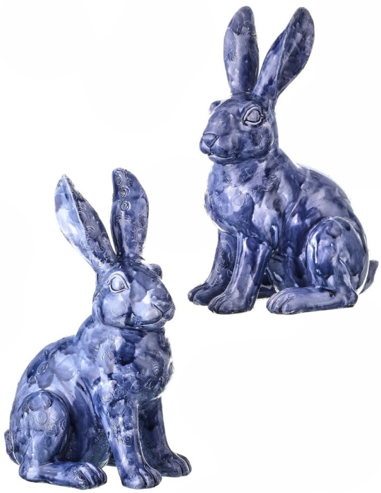 Share preview thumbnail 1 of 0, Resin Bloomsbury Sit Bunny 8" Set of 2 preview thumbnail 2 of 0, Resin Bloomsbury Sit Bunny 8" Set of 2 Resin Bloomsbury Sit Bunny 8" Set of 2