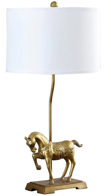 Horse Resin Table Lamp