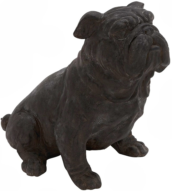 Bronze-finish-Bulldog-Sculpture