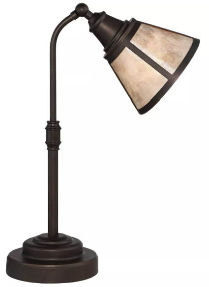 Regency Hill Malta Rustic Farmhouse Desk Lamp