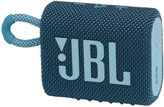 JBL Portable Bluetooth Speaker, Blue, Go 3