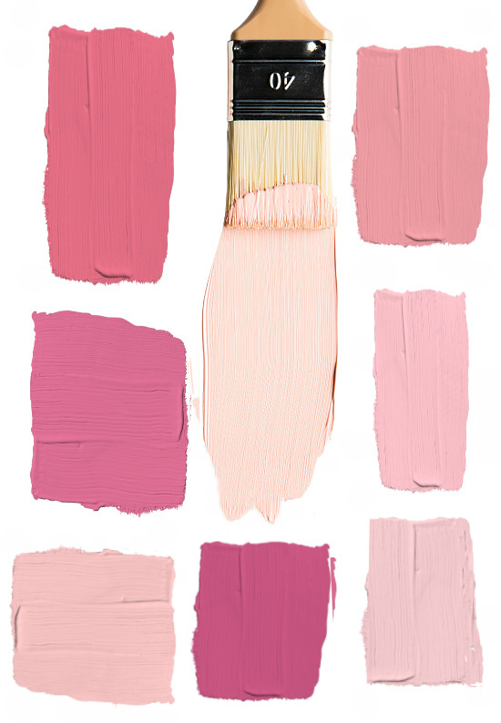 paintbrush-making-strokes-with-paint-pink