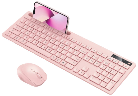 pink-computer-keyboard-wireless-mouse