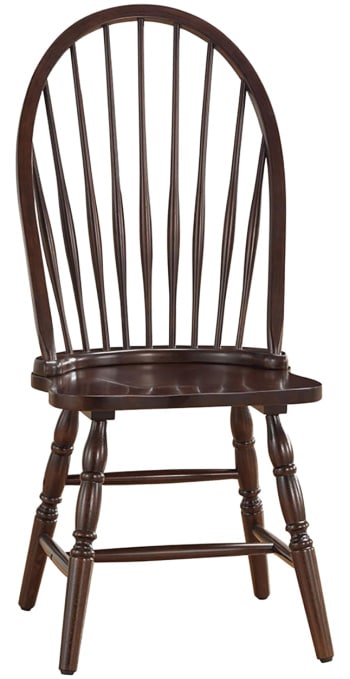 Carolina Chair & Table Co. Reed Windsor Dining Chair - Espresso